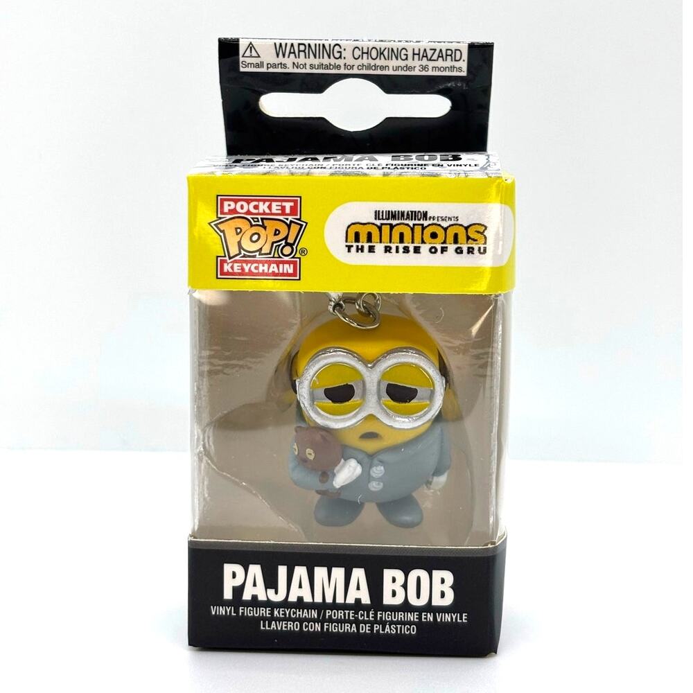 Funko Pocket Pop! Keychain, Minions Pajama Bob - New